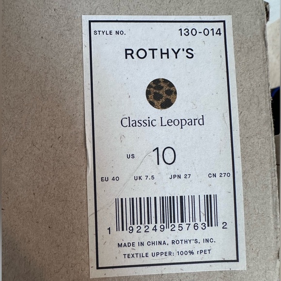 Rothy’s Leopard Print Women's Loafers Size 10 New in Box - Picture 9 of 10